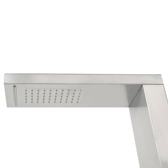 Buitendouche vierkant roestvrij staal 6