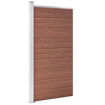 Schuttingpaneel 95x186 cm HKC bruin 2