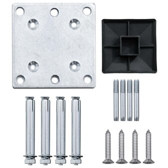 Schuttingpaneel 95x186 cm HKC bruin 7