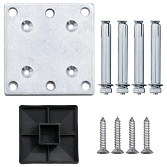 Schuttingpaneel 95x(105-180) cm HKC bruin 6