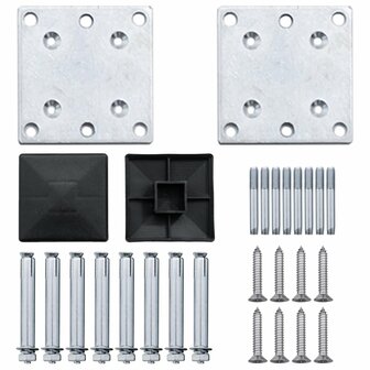 Schutting 180x186 cm HKC bruin 6