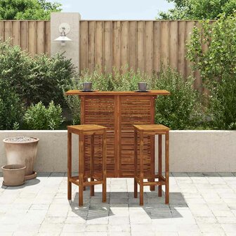 Bartafel 110x50x105 cm massief acaciahout 3