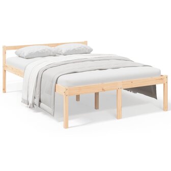 Seniorenbed massief grenenhout 140x190 cm 2
