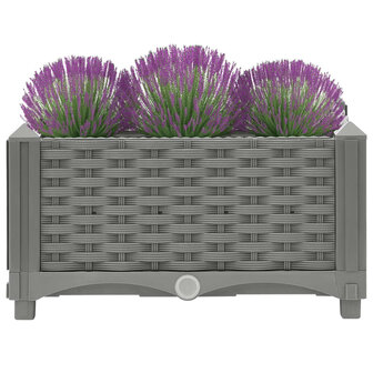 Plantenbak verhoogd 40x40x23 cm polypropeen 3