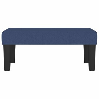 Bankje 70x30x30 cm stof blauw 3