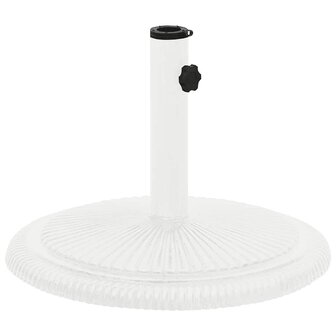 Parasolvoet 45x45x30 cm gietijzer wit 2