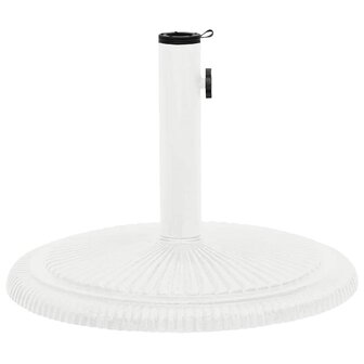 Parasolvoet 45x45x30 cm gietijzer wit 4