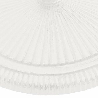 Parasolvoet 45x45x30 cm gietijzer wit 8