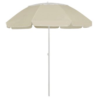 Strandparasol 300 cm zandgeel 1