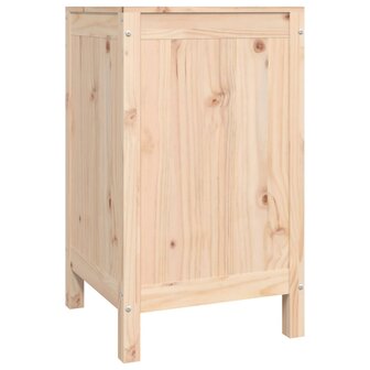 Wasmand 44x44x76 cm massief grenenhout 5