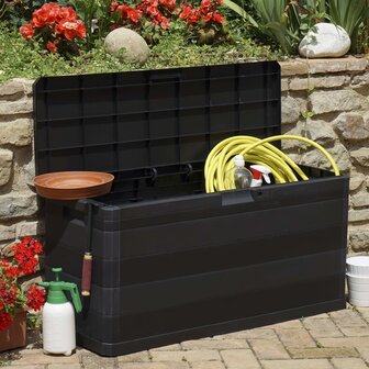 Tuinbox 117x45x56 cm zwart 3