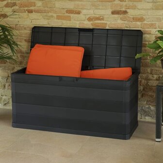 Tuinbox 117x45x56 cm zwart 4