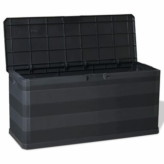 Tuinbox 117x45x56 cm zwart 7