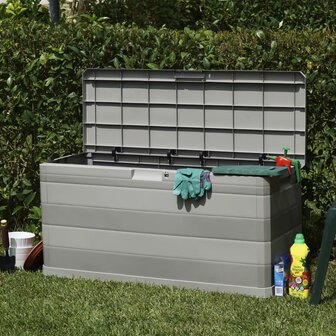 Tuinbox 117x45x56 cm grijs 3