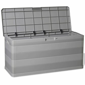 Tuinbox 117x45x56 cm grijs 7