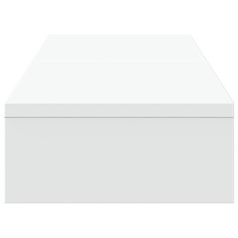 Monitorstandaard verstelbaar 80x24x10,5 cm bewerkt hout wit 5