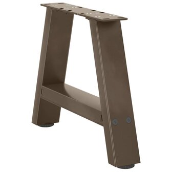 Salontafelpoten 2 st A-vormig 30x(30-31) cm staal 4