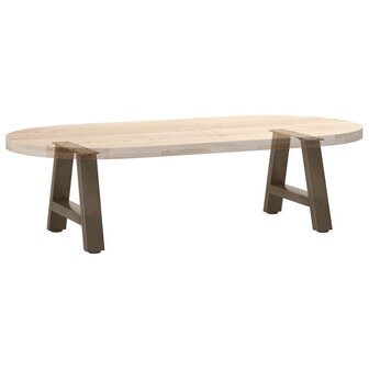 Salontafelpoten 2 st A-vormig 30x(30-31) cm staal 8