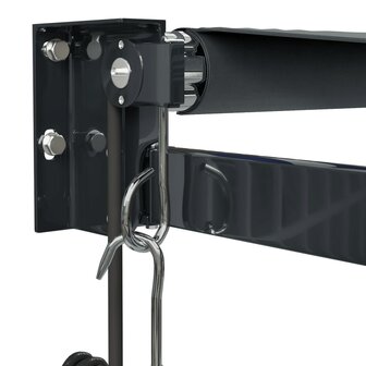 Luifel elektrisch uitschuifbaar 3,5x2,5 m antracietkleurig 7
