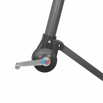 Zweefparasol met aluminium paal 3 m terracotta 5