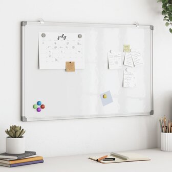Whiteboard magnetisch 80x50x1,7 cm aluminium 1