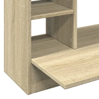Wandbureau 105x48x75 cm bewerkt hout sonoma eikenkleurig 7