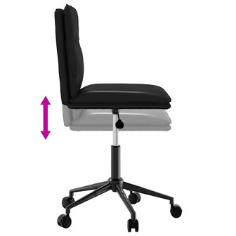 Eetkamerstoel kunstleer zwart 6