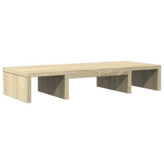 Monitorstandaard verstelbaar 60x24x10,5 cm hout sonoma eiken 6