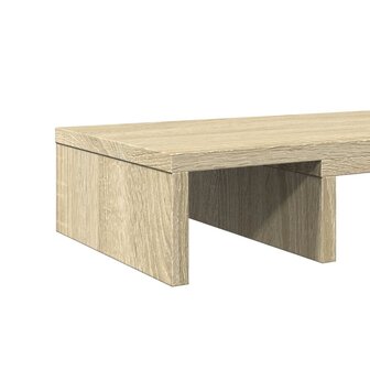 Monitorstandaard verstelbaar 60x24x10,5 cm hout sonoma eiken 7