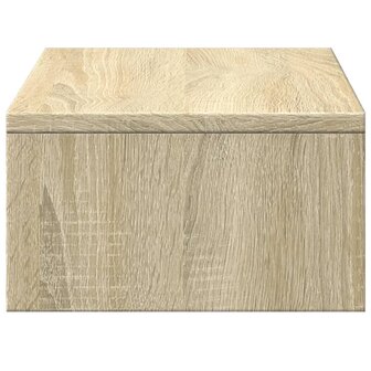 Monitorstandaard met lades 50x27x15 cm hout sonoma eikenkleur 6