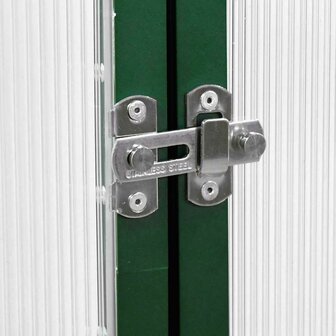 Tuinkas met basisframe 169x169x195 cm aluminium groen 8