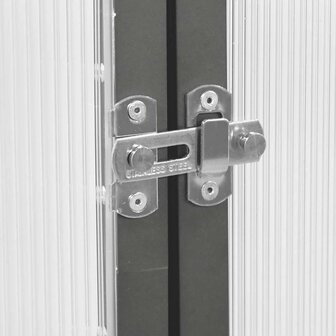 Tuinkas met basisframe 169x169x195 cm aluminium antracietkleur 7