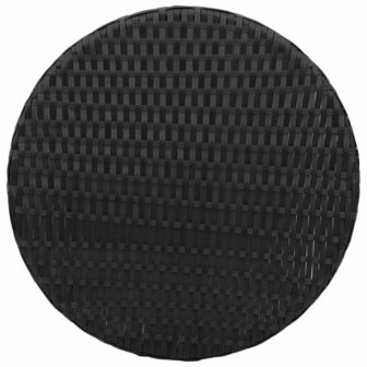 3-delige Bistroset met kussens poly rattan zwart 9