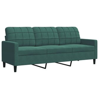 2-delige Loungeset met kussens fluweel donkergroen 5