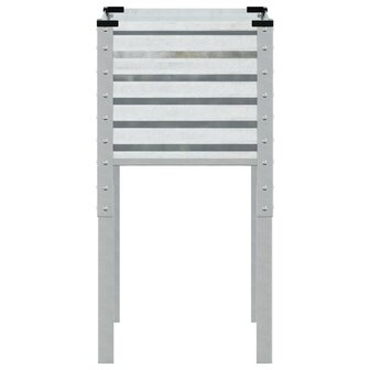 Plantenbak 45x45x88 cm gegalvaniseerd staal 4