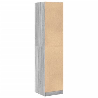 Apothekerskast 40x41x174,5 cm bewerkt hout grijs sonoma eiken 7