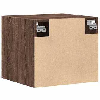 Wandkast 45x42,5x40 cm bewerkt hout bruin eikenkleurig 6