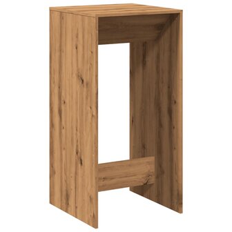 Bartafel 51x50x103,5 cm bewerkt hout artisanaal eikenkleur 6