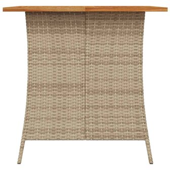 5-delige Tuinset met kussens poly rattan beige 4