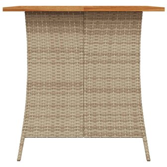 5-delige Tuinset met kussens poly rattan beige 4