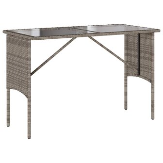 3-delige Tuinset met kussens poly rattan grijs 6