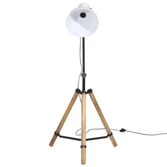 Vloerlamp 25 W E27 75x75x90-150 cm wit 3