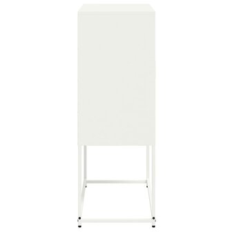 Hoge kast 68,5x38,5x107 cm staal wit 7