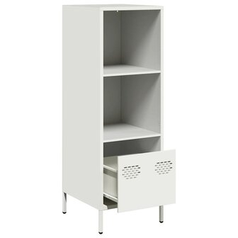 Hoge kast 35x39x103,5 cm staal wit 4