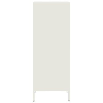 Hoge kast 35x39x103,5 cm staal wit 6