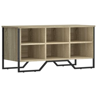 Schoenenkast 90x38x45,5 cm bewerkt hout sonoma eikenkleurig 2