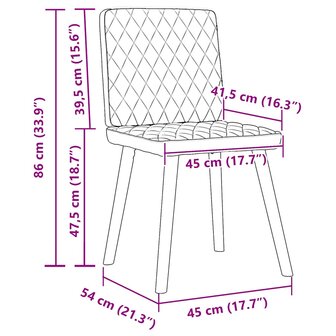 Eetkamerstoelen 2 st stof wijnrood 9
