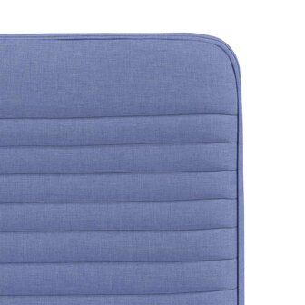 Eetkamerstoelen 2 st stof jeansblauw 7