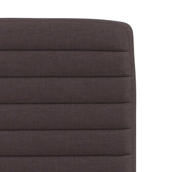 Eetkamerstoelen 2 st stof donkerbruin 7