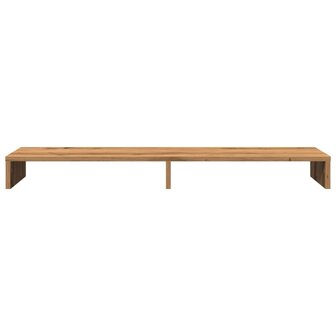 Monitorstandaard 100x27x10 cm bewerkt hout artisanaal eiken 4